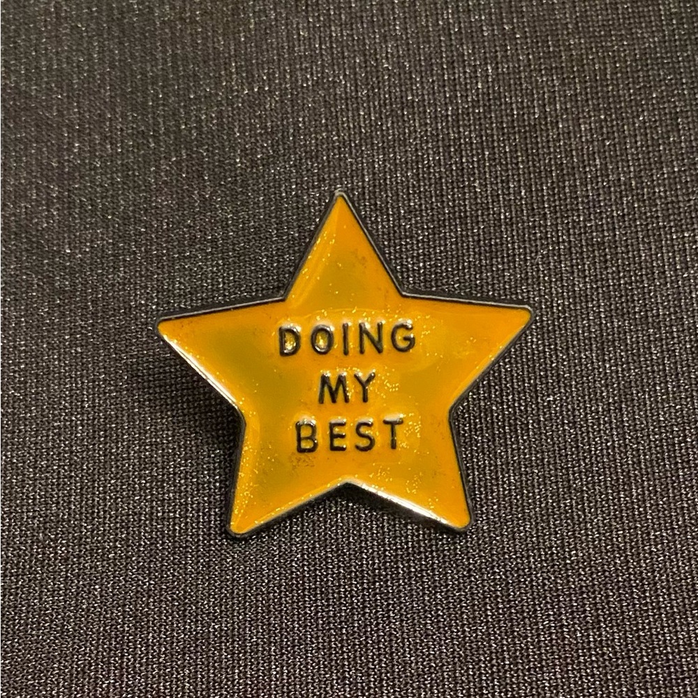 Gold Star Enamel Pin | We all deserve a gold star | 3 for $18